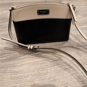 Kate Spade Two-Tone Black and Cream Crossbody Bag